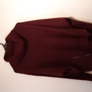 Ladies Maroon sweater Size 12 to 14 beautiful soft very stylish and sporty .